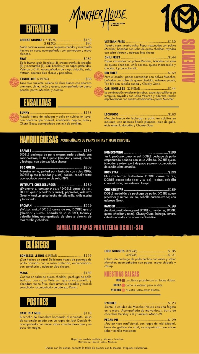Muncher House Menu - Image 2